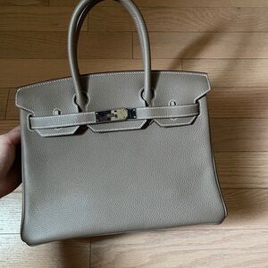 Hermes bag. Bk 30cm